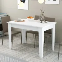 Кухонный стол зафиксированный Trendy Kiev ДСП/ Белый photo 2