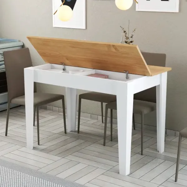Masă de bucătărie fixă Trendy Kiev PAL/ Stejar Sonoma photo 4