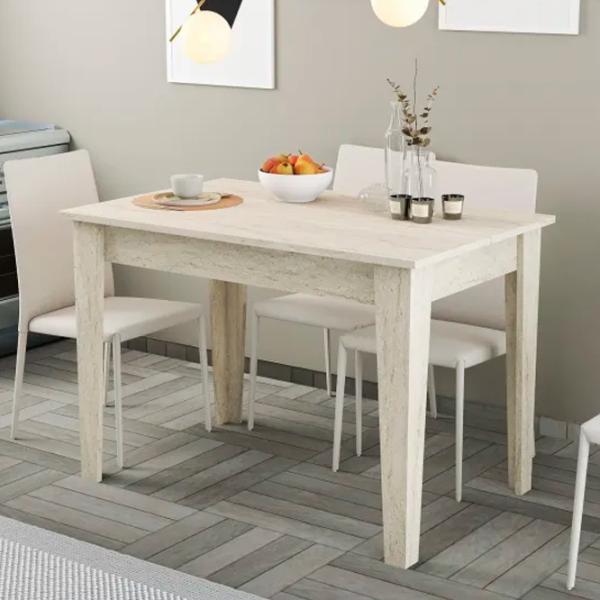 Masă de bucătărie fixă Trendy Kiev PAL/ Travertine photo 2