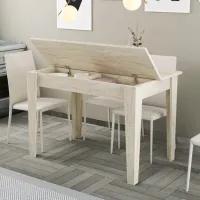 Кухонный стол зафиксированный Trendy Kiev ДСП/ Travertine photo 4