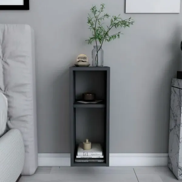 Noptiere Trendy Sault 59.6 x 23.2 x 22 / PAL / Antracite photo 3