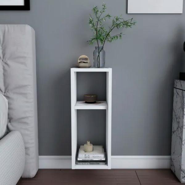 Noptiere Trendy Sault 59.6 x 23.2 x 22 / PAL / White photo 3
