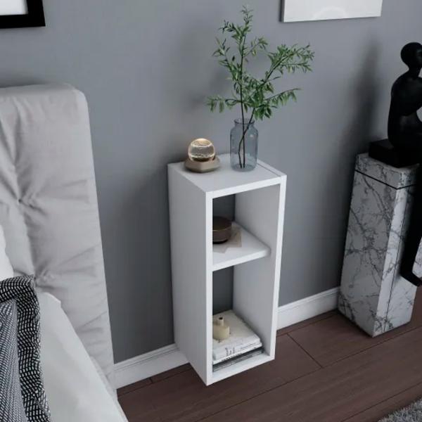 Noptiere Trendy Sault 59.6 x 23.2 x 22 / PAL / White photo 4