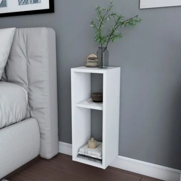 Noptiere Trendy Sault 59.6 x 23.2 x 22 / PAL / White photo 5