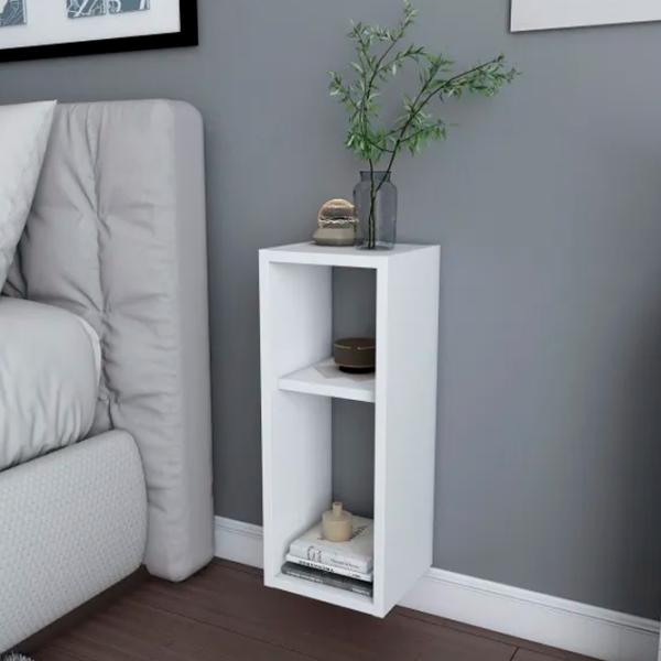 Noptiere Trendy Sault 59.6 x 23.2 x 22 / PAL / White photo 5