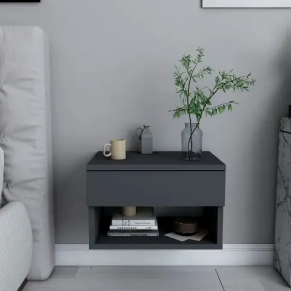 Тумбочки Trendy Jamot 31.9 x 44.6 x 29см / ЛДСП / Антрацит photo 3