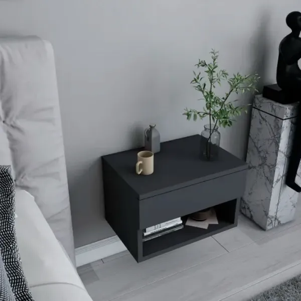 Тумбочки Trendy Jamot 31.9 x 44.6 x 29см / ЛДСП / Антрацит photo 4