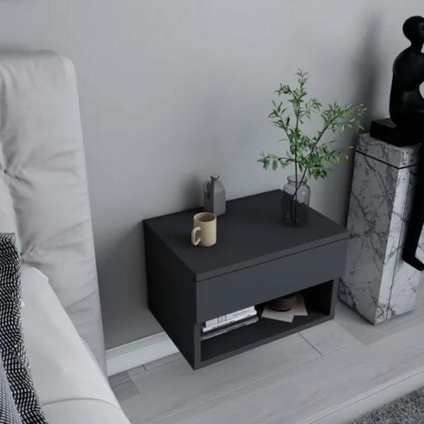 Тумбочки Trendy Jamot 31.9 x 44.6 x 29см / ЛДСП / Антрацит photo 4