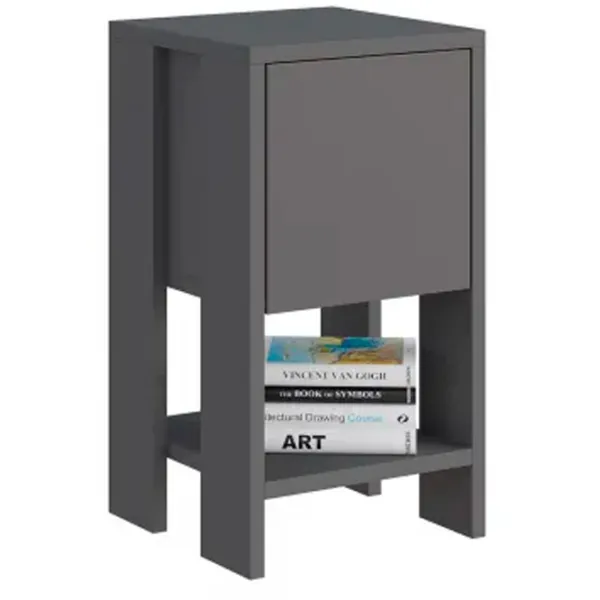 Тумбочки Trendy EMA 27 x 30 x 30см / Дерево / Антрацит photo 1