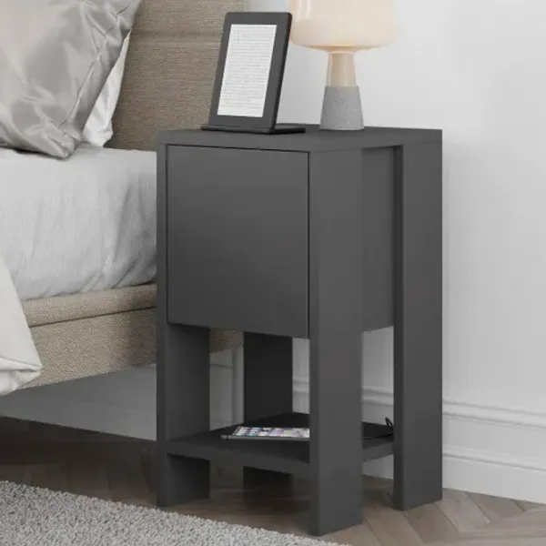 Тумбочки Trendy EMA 27 x 30 x 30см / Дерево / Антрацит photo 3