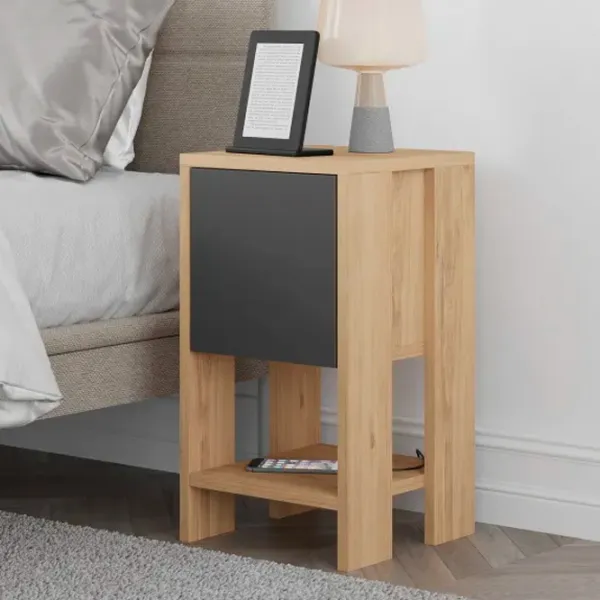 Тумбочки Trendy EMA 27 x 30 x 30см / Дерево / Дуб Сонома photo 3