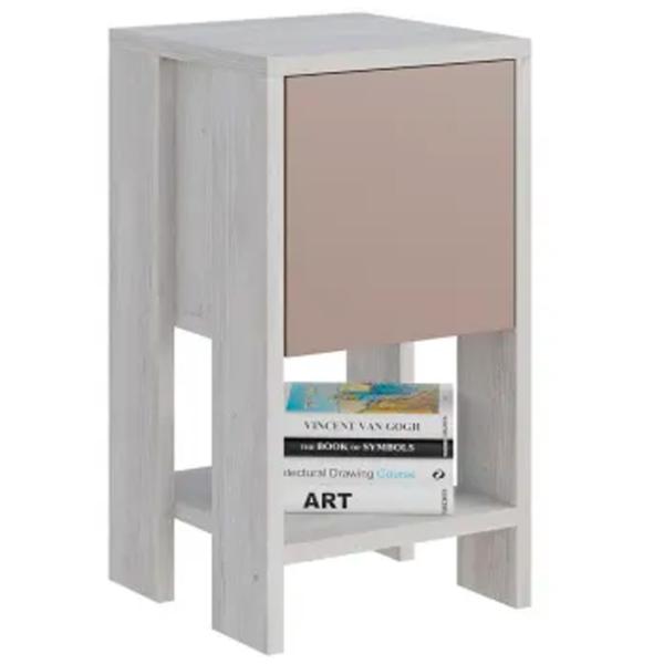 Noptiere Trendy EMA 27 x 30 x 30 / Lemn / Gray photo 1
