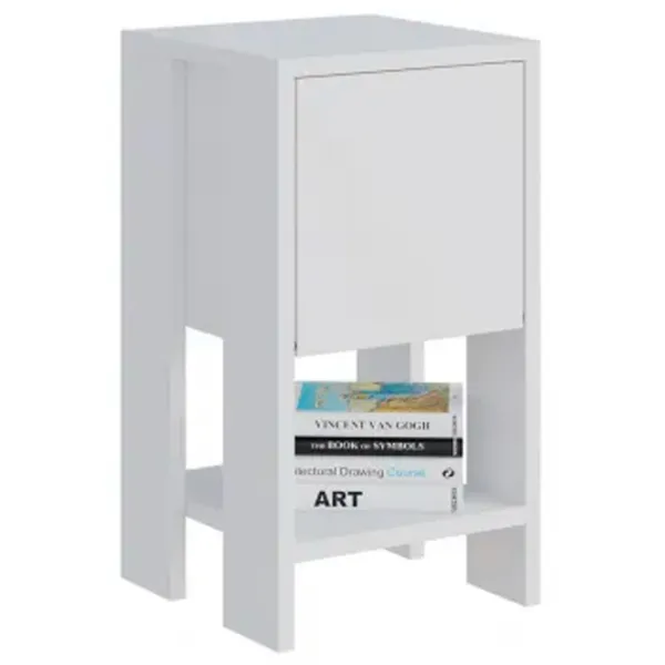 Noptiere Trendy EMA 27 x 30 x 30 / Lemn / White photo 1