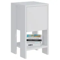 Noptiere Trendy EMA 27 x 30 x 30 / Lemn / White