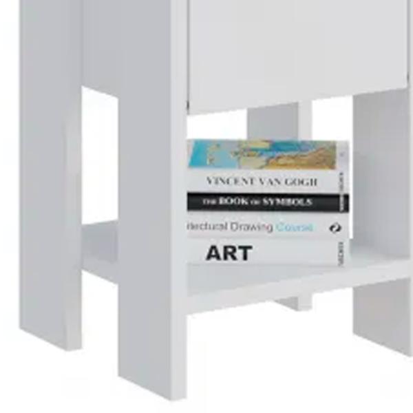 Noptiere Trendy EMA 27 x 30 x 30 / Lemn / White photo 2