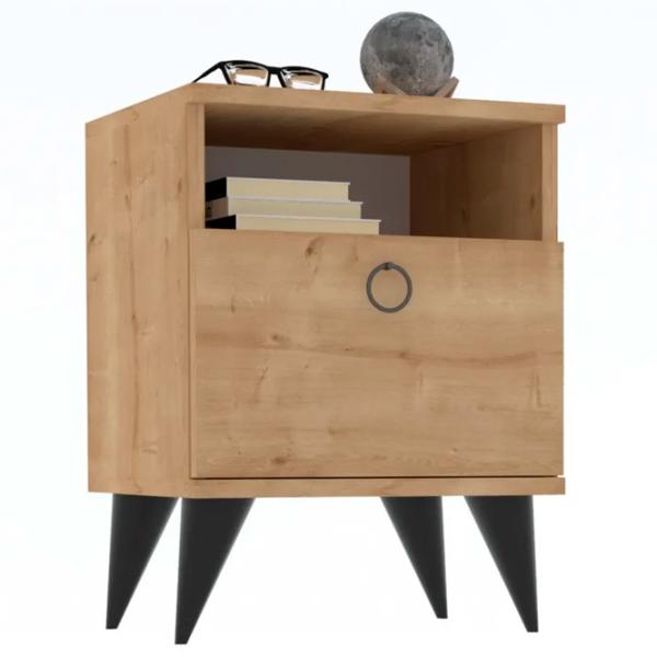 Тумбочки Trendy Barlo 50 x 40 x 40см / Дерево / Дуб Сонома photo 1