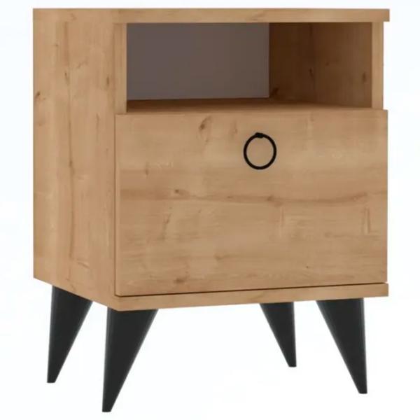 Тумбочки Trendy Barlo 50 x 40 x 40см / Дерево / Дуб Сонома photo 2