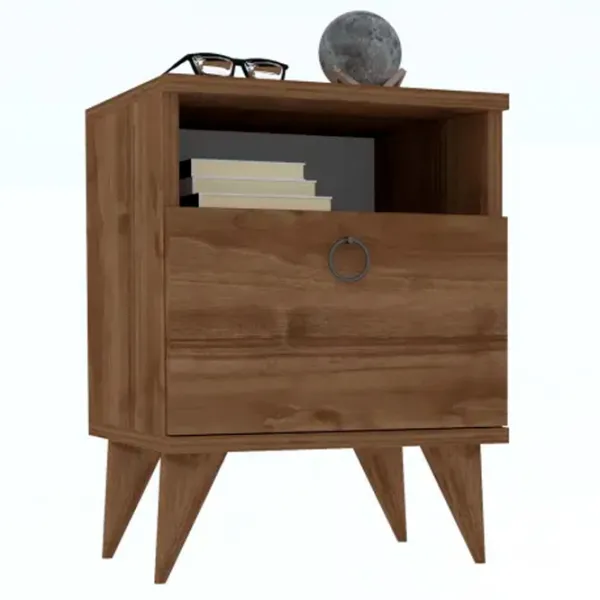 Noptiere Trendy Barlo 50 x 40 x 40 / Lemn / Brown photo 1