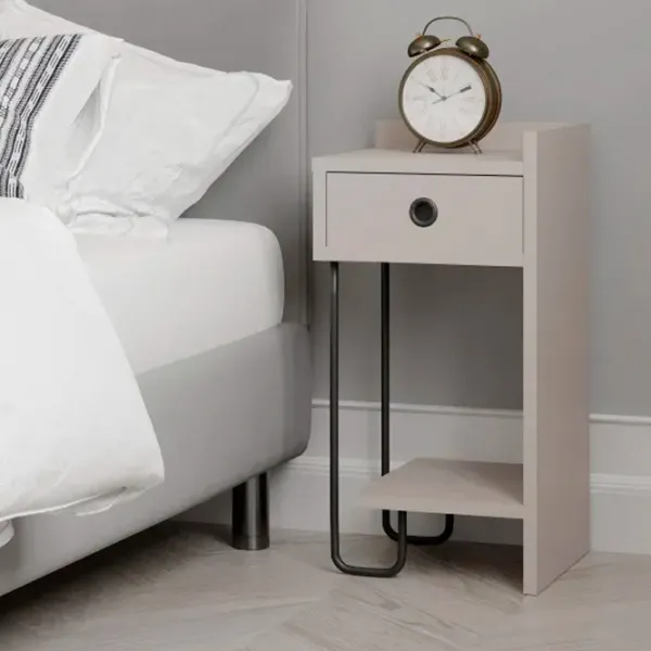 Noptiere Trendy Sirius Right 61 x 32 x 30 / PAL / Gray photo 2