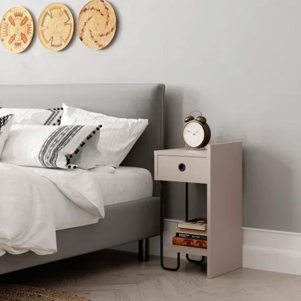 Noptiere Trendy Sirius Right 61 x 32 x 30 / PAL / Gray photo 4