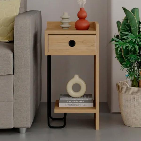 Тумбочки Trendy Sirius Right 61 x 32 x 30см / ЛДСП / Дуб Сонома photo 3