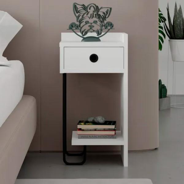Тумбочки Trendy Sirius Right 61 x 32 x 30см / ЛДСП / Black photo 2