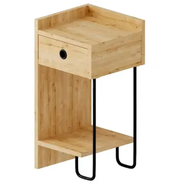 Тумбочки Trendy Sirius Left 61 x 32 x 30см / ЛДСП / Дуб Сонома photo 1
