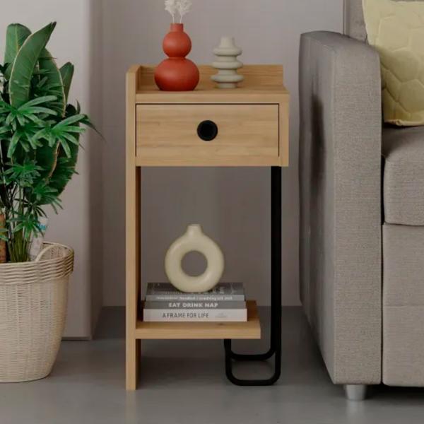 Тумбочки Trendy Sirius Left 61 x 32 x 30см / ЛДСП / Дуб Сонома photo 2