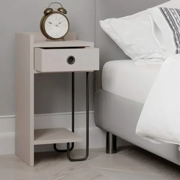 Тумбочки Trendy Sirius Left 61 x 32 x 30см / ЛДСП / Светлый мокко photo 2