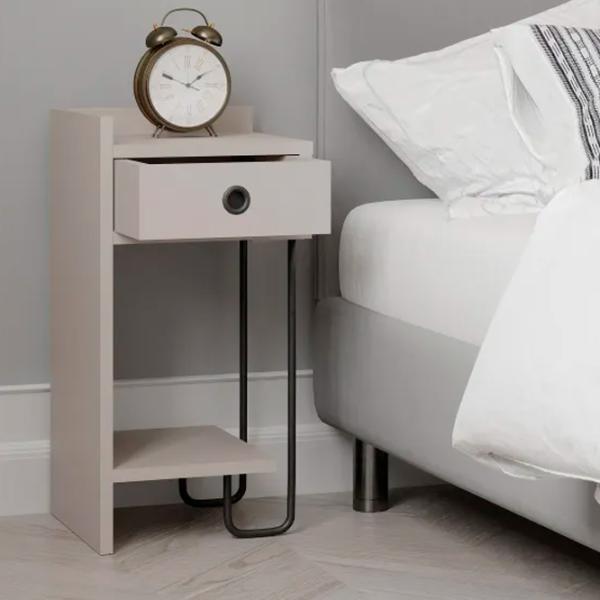 Тумбочки Trendy Sirius Left 61 x 32 x 30см / ЛДСП / Светлый мокко photo 2