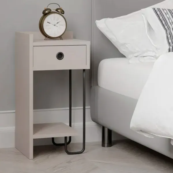 Тумбочки Trendy Sirius Left 61 x 32 x 30см / ЛДСП / Светлый мокко photo 3