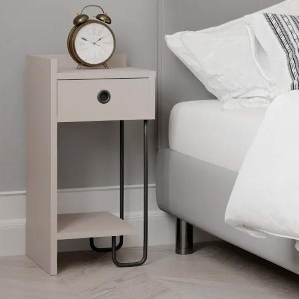 Тумбочки Trendy Sirius Left 61 x 32 x 30см / ЛДСП / Светлый мокко photo 3