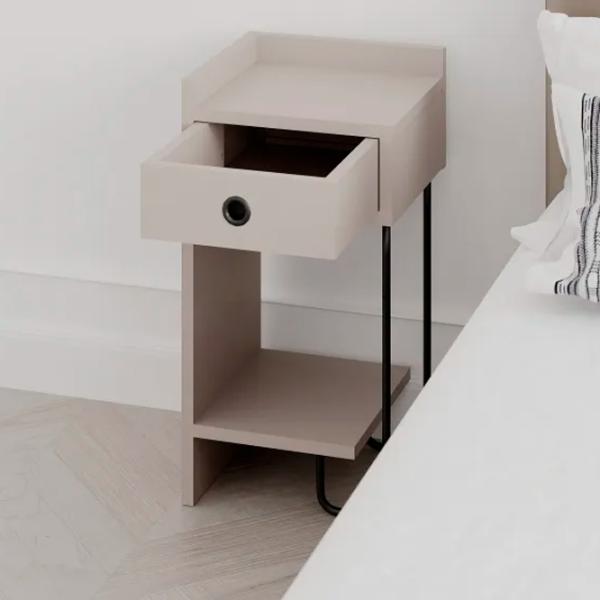 Тумбочки Trendy Sirius Left 61 x 32 x 30см / ЛДСП / Светлый мокко photo 4