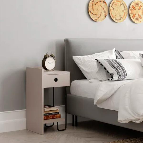 Тумбочки Trendy Sirius Left 61 x 32 x 30см / ЛДСП / Светлый мокко photo 5