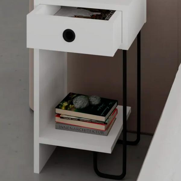 Noptiere Trendy Sirius Left 61 x 32 x 30 / PAL / Black photo 5