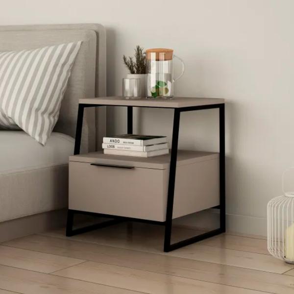 Тумбочки Trendy Pal v2 50 x 45 x 41см / Металл / Светлый мокко photo 3