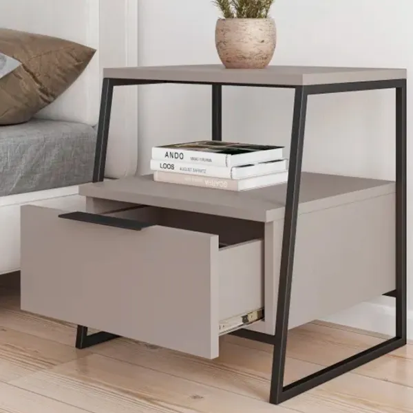 Тумбочки Trendy Pal v2 50 x 45 x 41см / Металл / Светлый мокко photo 4