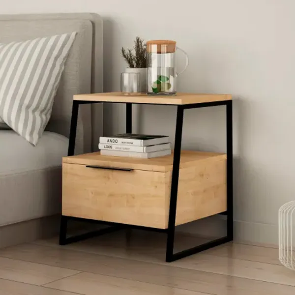Тумбочки Trendy Pal v2 50 x 45 x 41см / Металл / Black photo 2