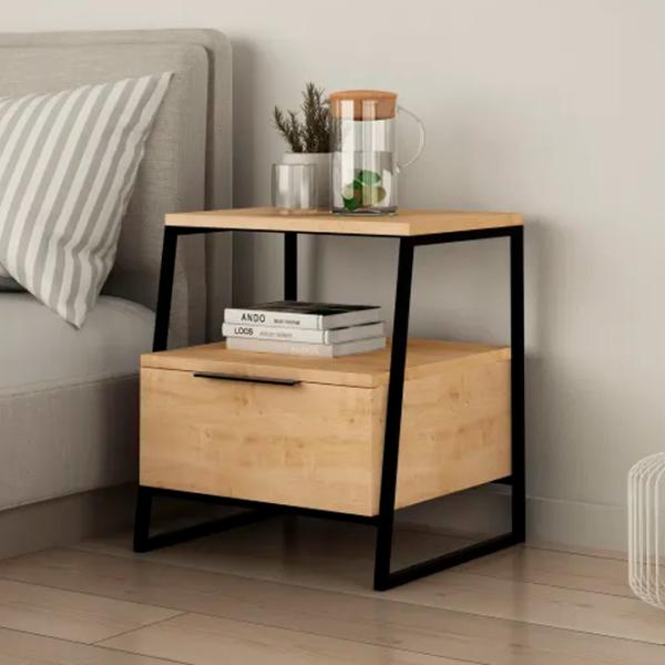 Тумбочки Trendy Pal v2 50 x 45 x 41см / Металл / Black photo 2