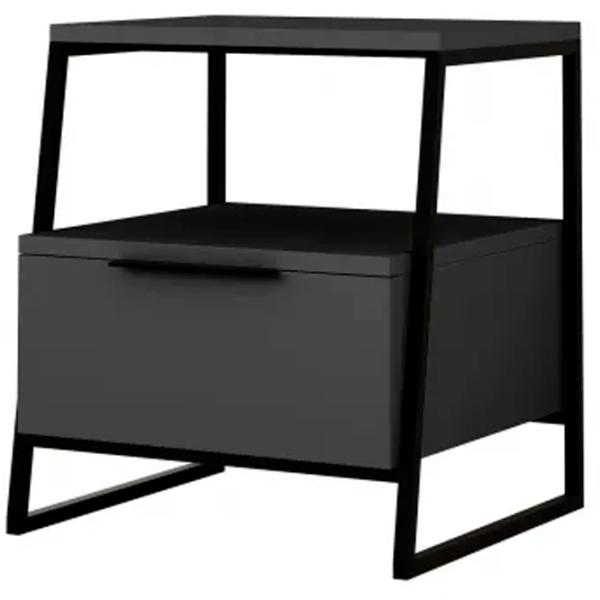 Noptiere Trendy Pal 50 x 45 x 40 / Metal / Black photo 1
