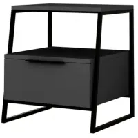 Noptiere Trendy Pal 50 x 45 x 40 / Metal / Black