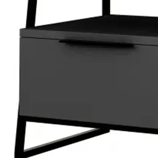 Noptiere Trendy Pal 50 x 45 x 40 / Metal / Black photo 2