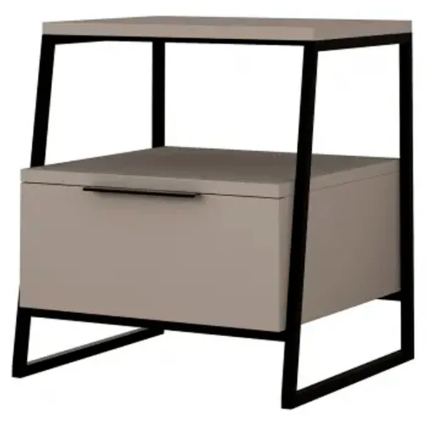 Noptiere Trendy Pal 50 x 45 x 40 / Metal / Black photo 1