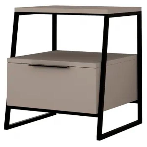 Noptiere Trendy Pal 50 x 45 x 40 / Metal / Black photo 1