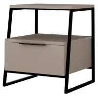 Noptiere Trendy Pal 50 x 45 x 40 / Metal / Black