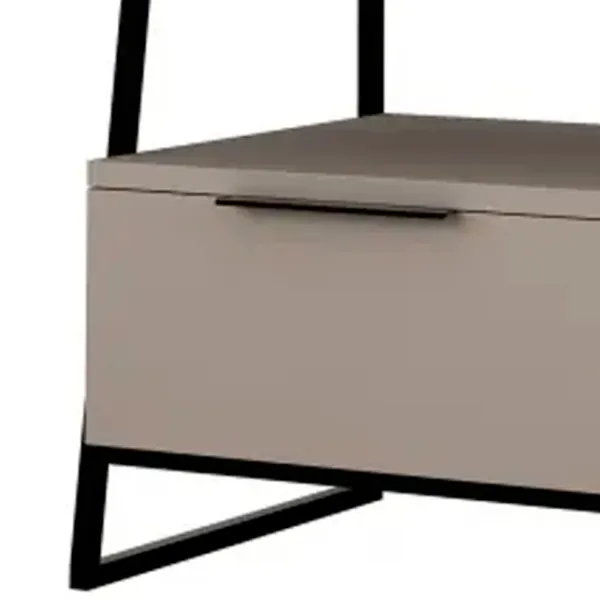 Noptiere Trendy Pal 50 x 45 x 40 / Metal / Black photo 2