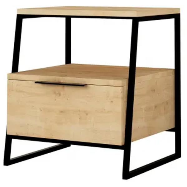 Noptiere Trendy Pal 50 x 45 x 40 / Metal / Black photo 1