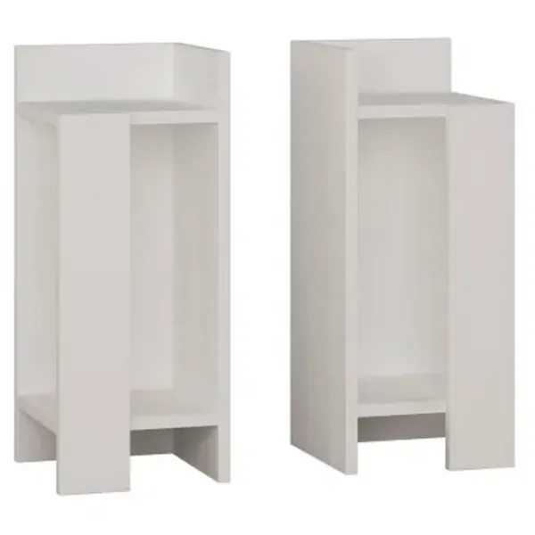 Noptiere Trendy Elos 60 x 25 x 27 / PAL / White photo 1
