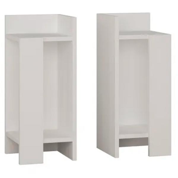 Noptiere Trendy Elos 60 x 25 x 27 / PAL / White photo 1