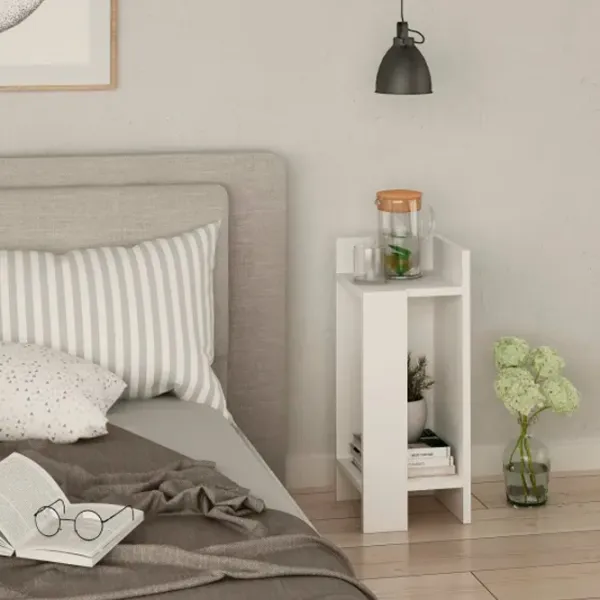 Тумбочки Trendy Elos Right 60 x 25 x 27 см / ЛДСП / White photo 3